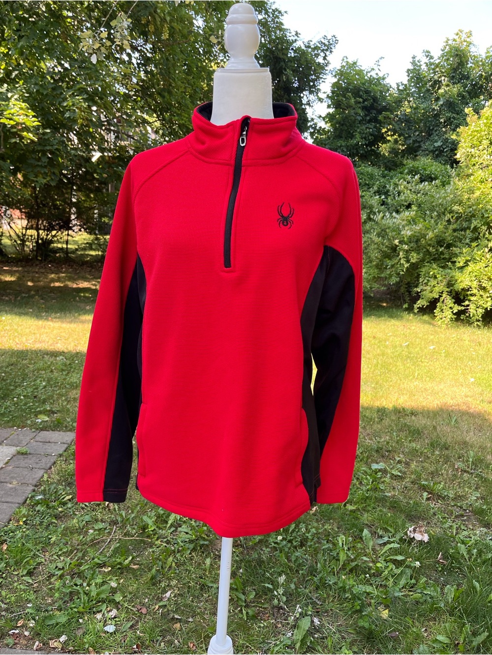 Spyder Zip Up Sweatshirt Red